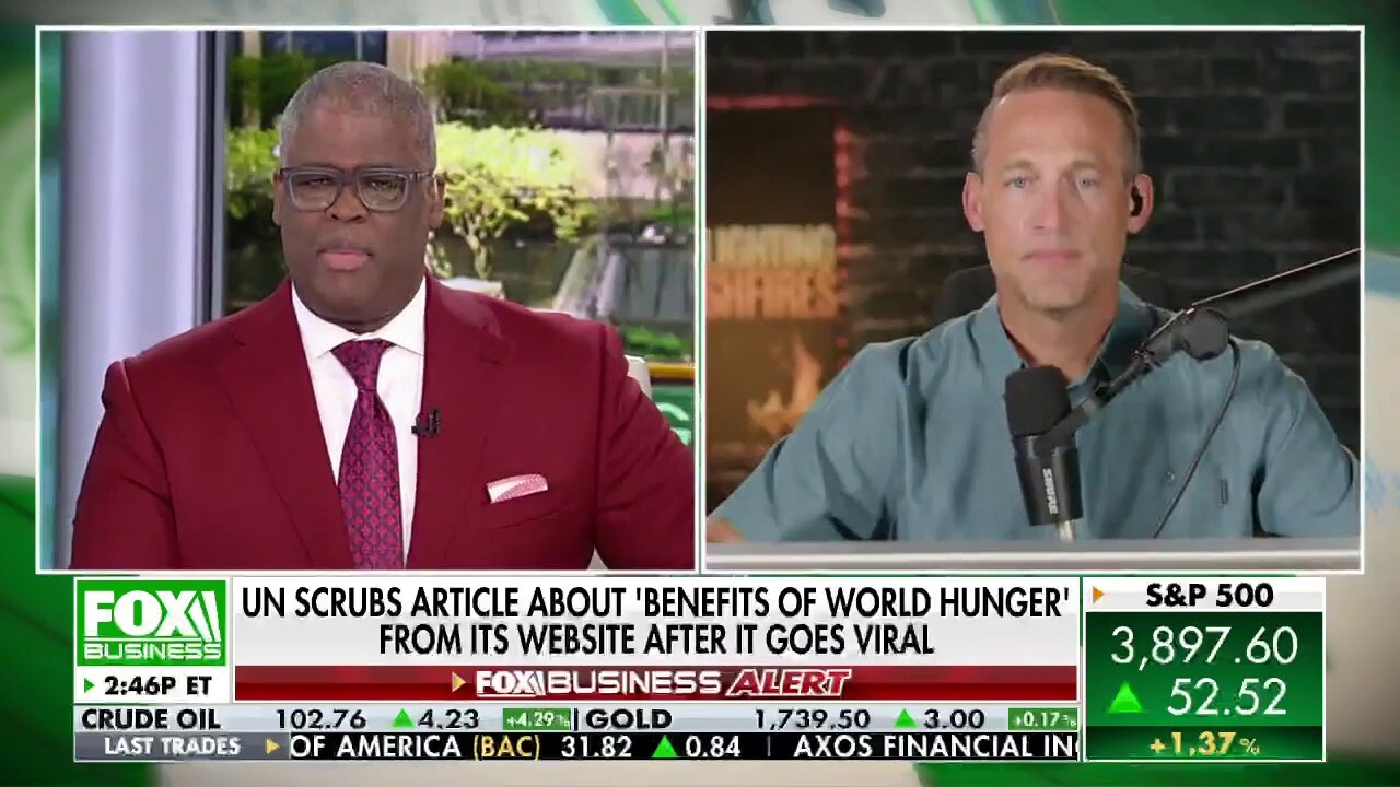'It's about control': Mark Moss on why UN wants to keep people 'hungry'