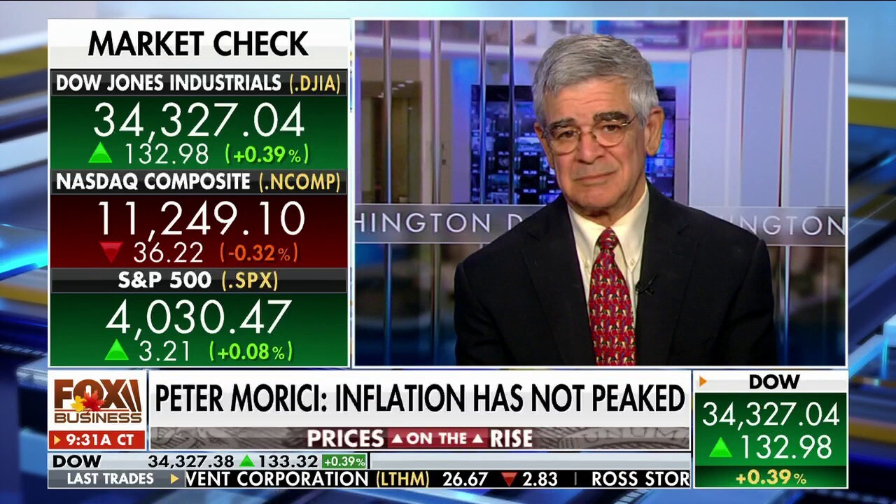 Economist Peter Morici surveys the landscape of the U.S. economy as consumers continue to fight through rising inflation rates on ‘Varney & Co.’