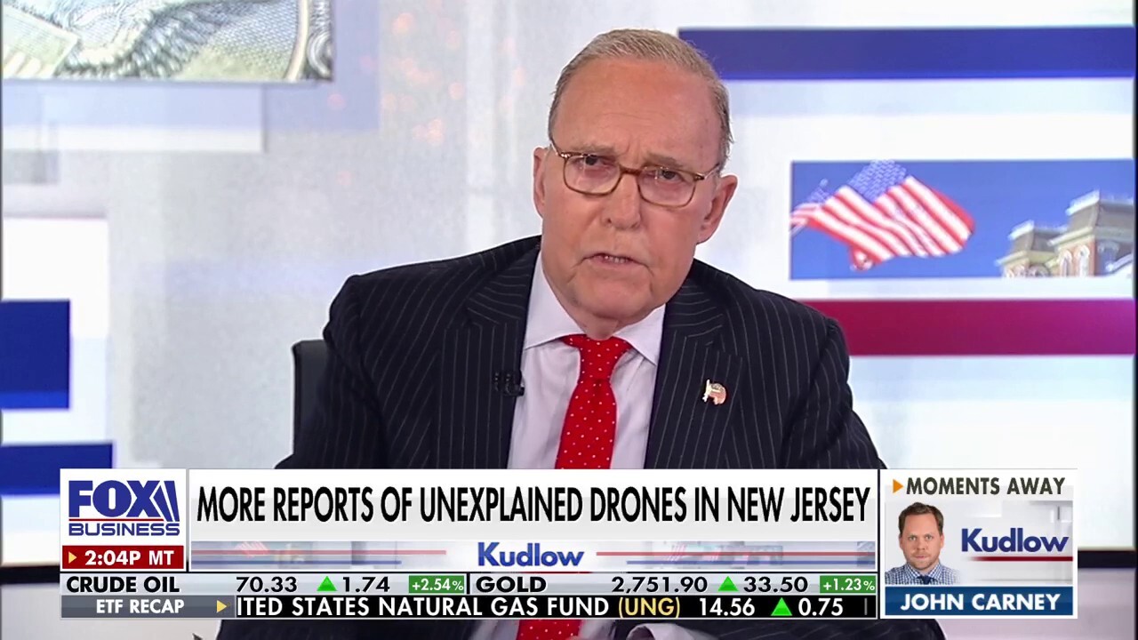 FOX Business host Larry Kudlow has the latest on theories behind the mysterious aerial systems on 'Kudlow.'