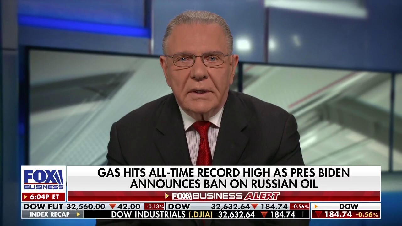 Retired Gen. Jack Keane discusses Biden’s ban on Russian oil and the potential talks with Iran and Venezuela on ‘The Evening Edit.’