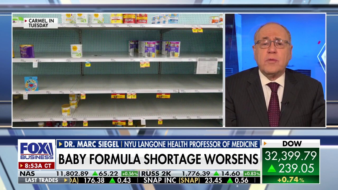 Fox News contributor Dr. Marc Siegel discusses how the baby formula shortage is impacting families and provides insight into the weight loss drug trial. 