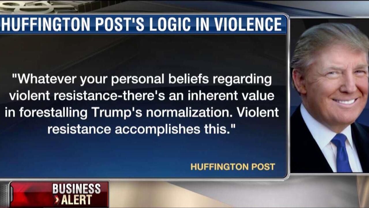 Huffington Post op-ed excuses violence against Trump supporters