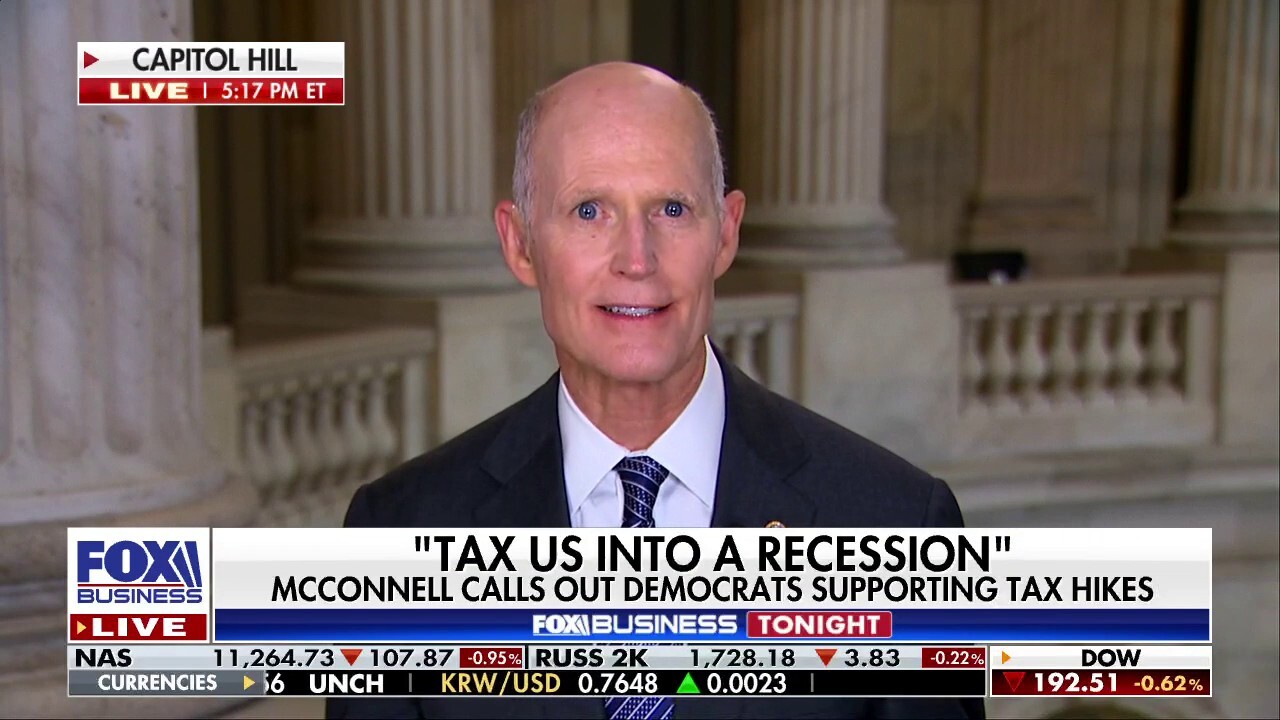 Sen. Rick Scott: Democrats want to spend a trillion dollars, raise taxes on every income bracket