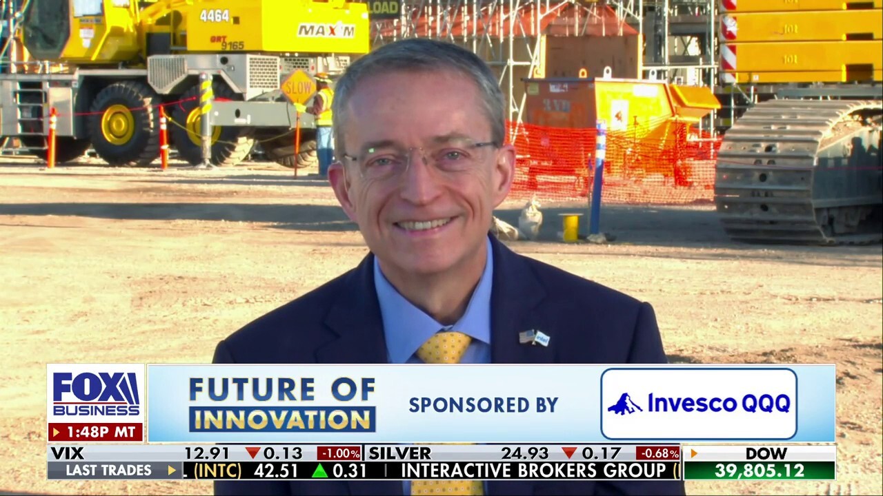 Pat Gelsinger discusses the billions in U.S. grants the company received to enhance domestic manufacturing on 'The Claman Countdown.'