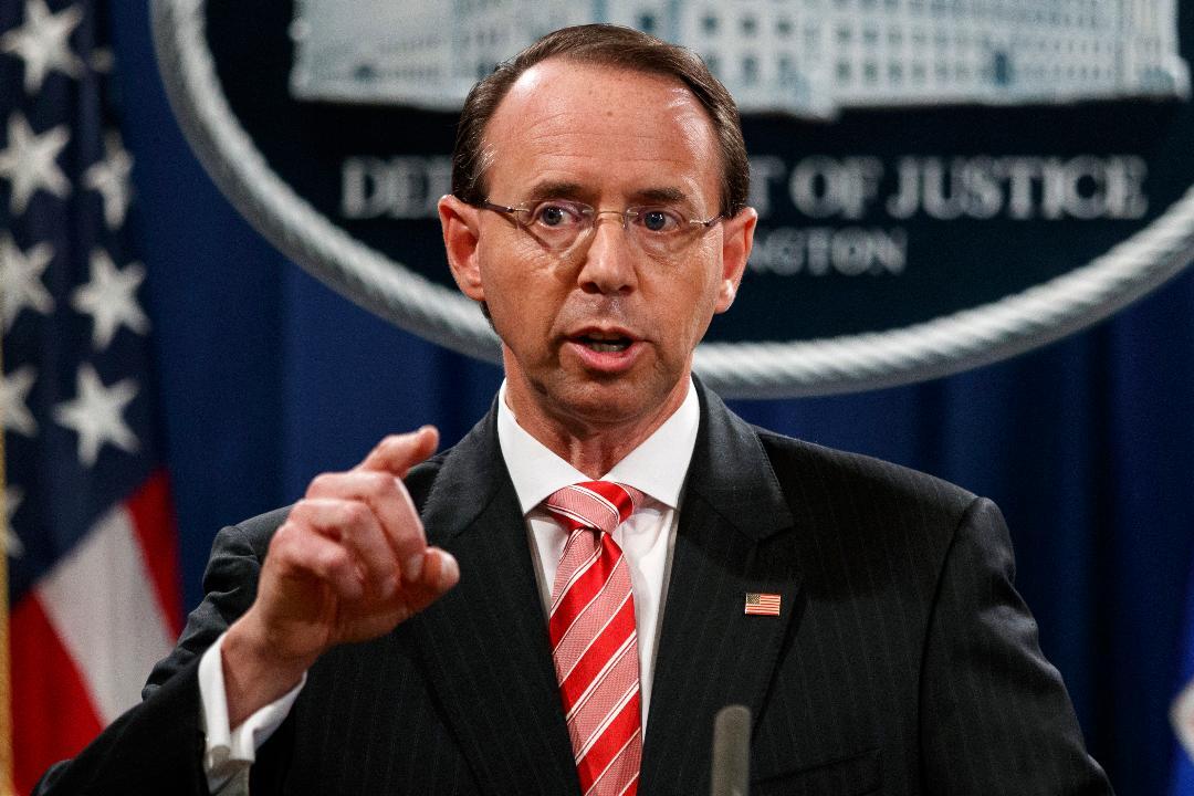 Rosenstein says Mueller investigation is ‘appropriate and independent’: report