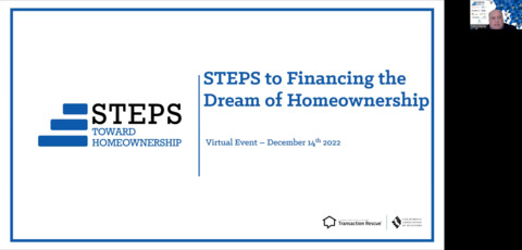 STEPS Toward Financing the Dream of Homeownership 12-14