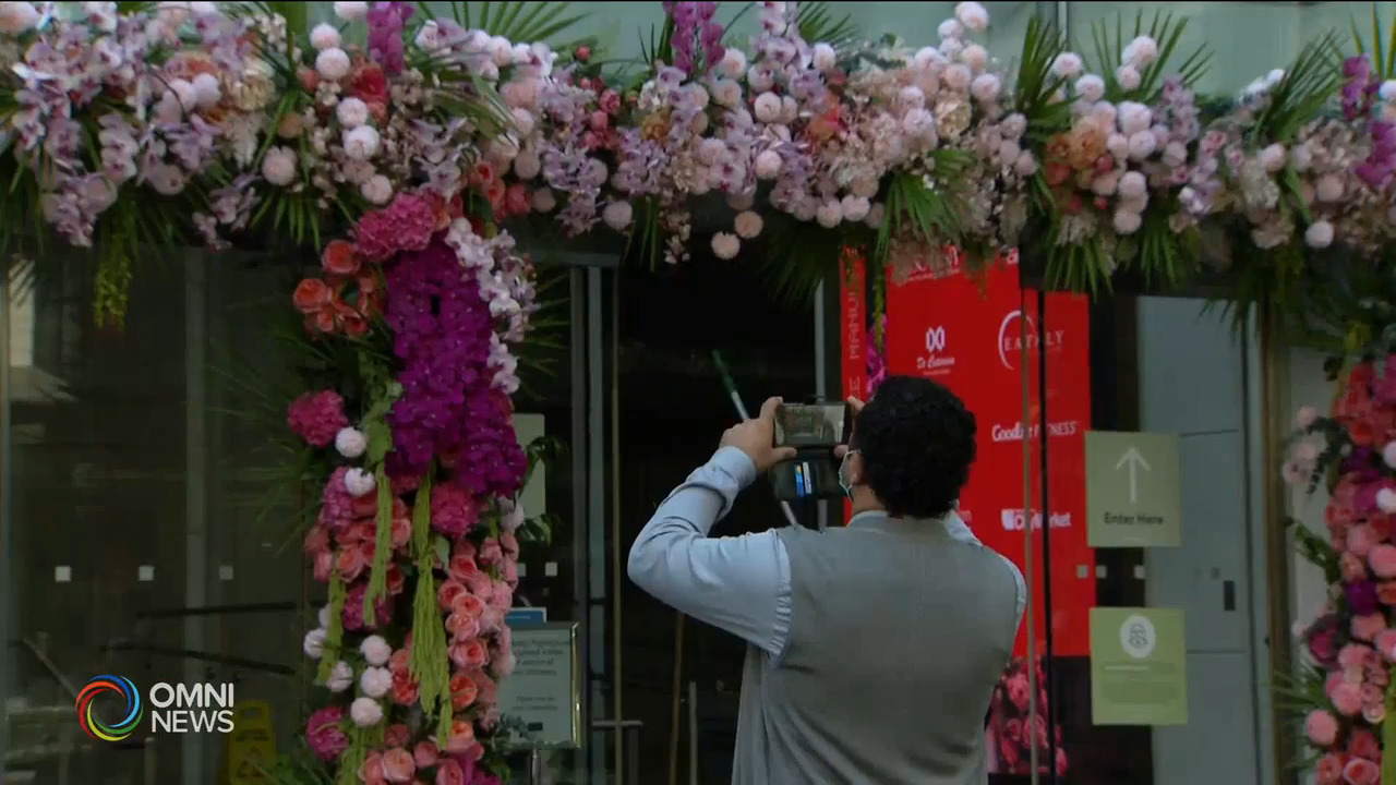 花卉裝置藝術展回多倫多 -- Aug 05, 2021 (ON)