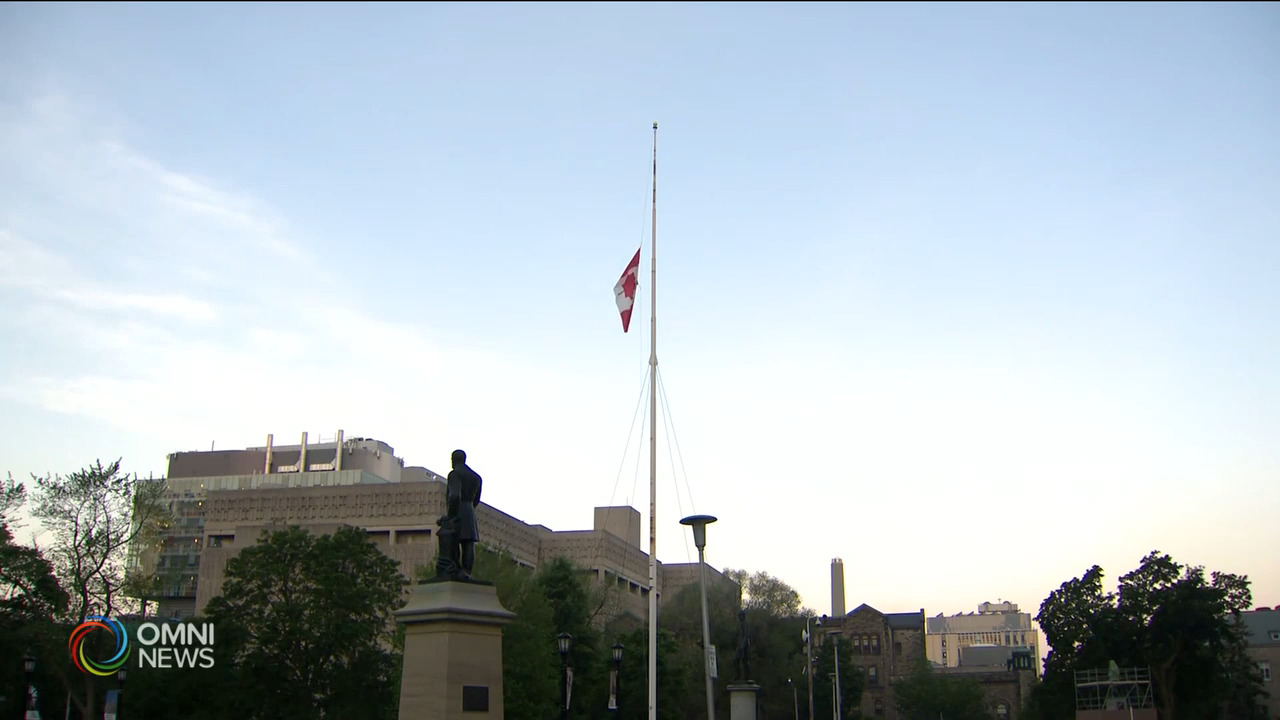省府建築物下半旗悼念倫敦市遇襲家庭 -- Jun 09, 2021 (ON)