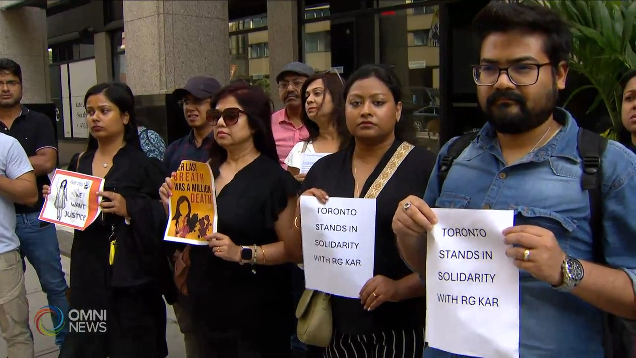 Calls for justice in Toronto after Kolkata doctor raped and murdered