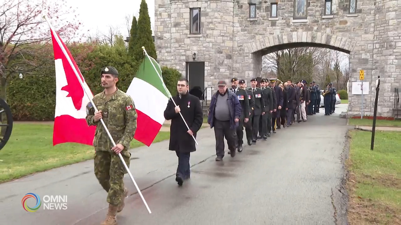 Al National Field of Honour cerimonia per onorare 28 Italo-canadesi sepolti nel cimitero di Pointe-Claire 