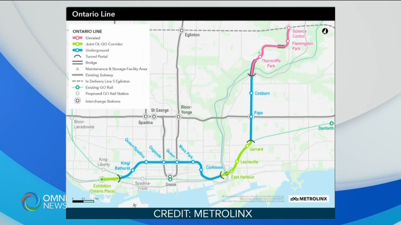 大多倫多4條地鐵線獲聯邦撥款過百億 -- May 11, 2021 (ON)
