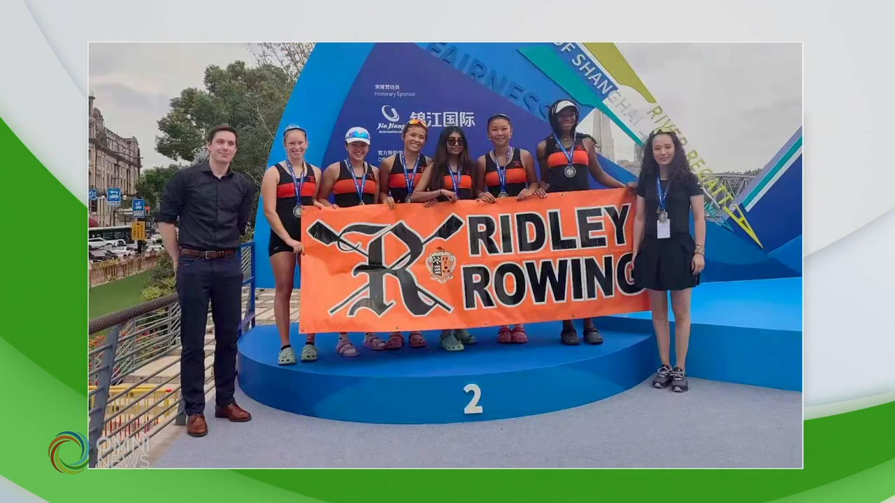 Ridley高中女子赛艇队夺国际公开赛一金二银