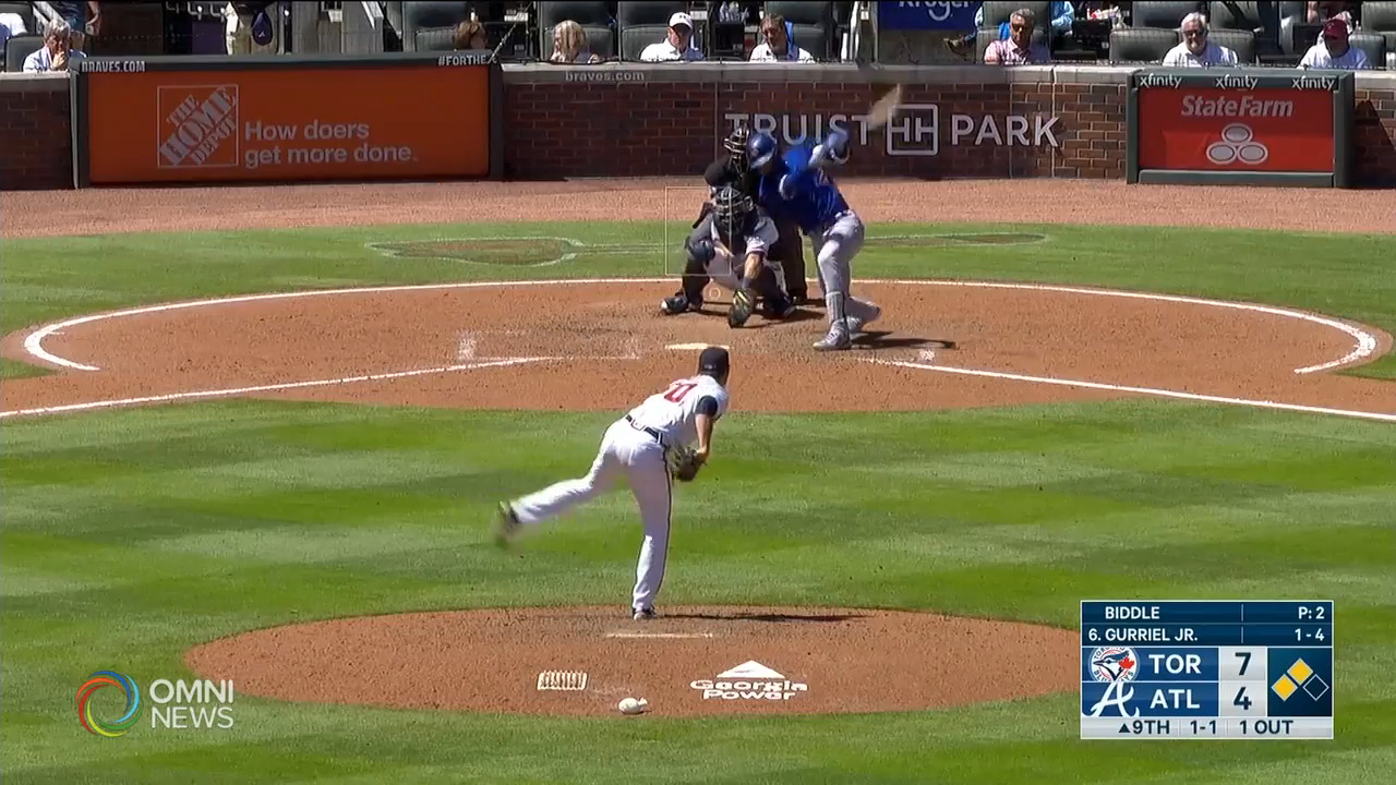 多倫多藍鳥8比4大勝亞特蘭大勇士 -- May 13, 2021 (ON)