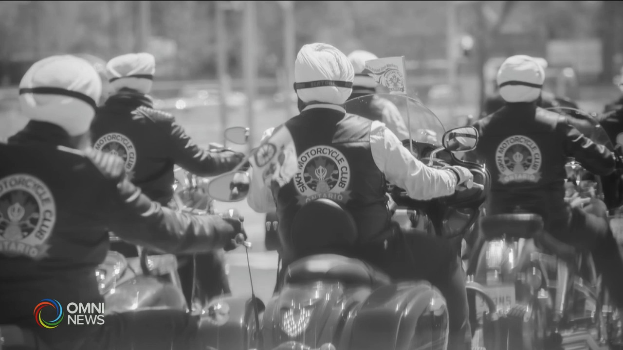 Sikh Motorcycle Club give free rides to frontline workers during the COVID-19 pandemic | OMNI News Punjabi