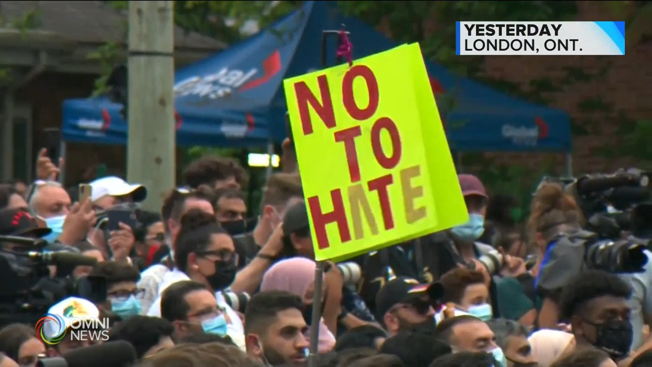 各界持续悼念伦敦仇恨犯罪受害家庭－ Jun 09, 2021