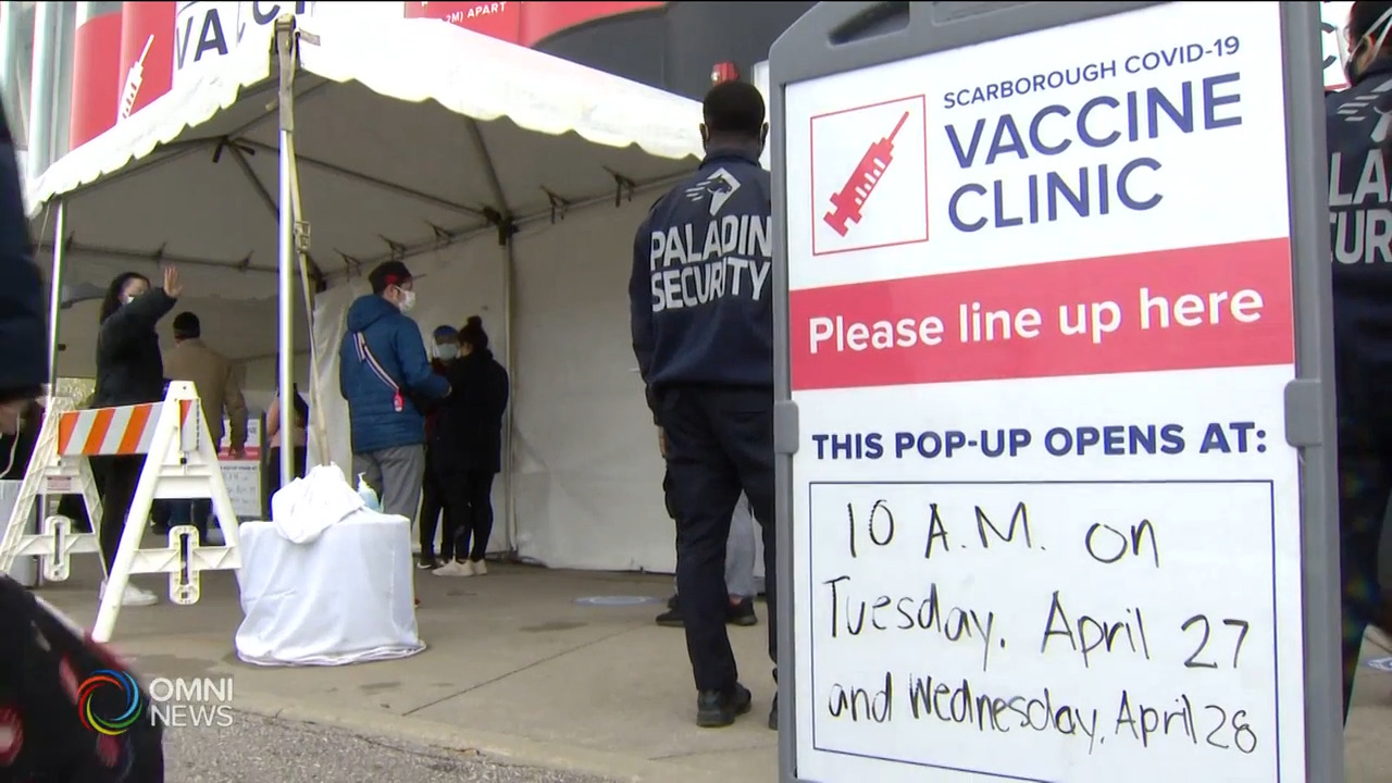 安省所有成年省民将分阶段预约接种疫苗－ Apr 29, 2021