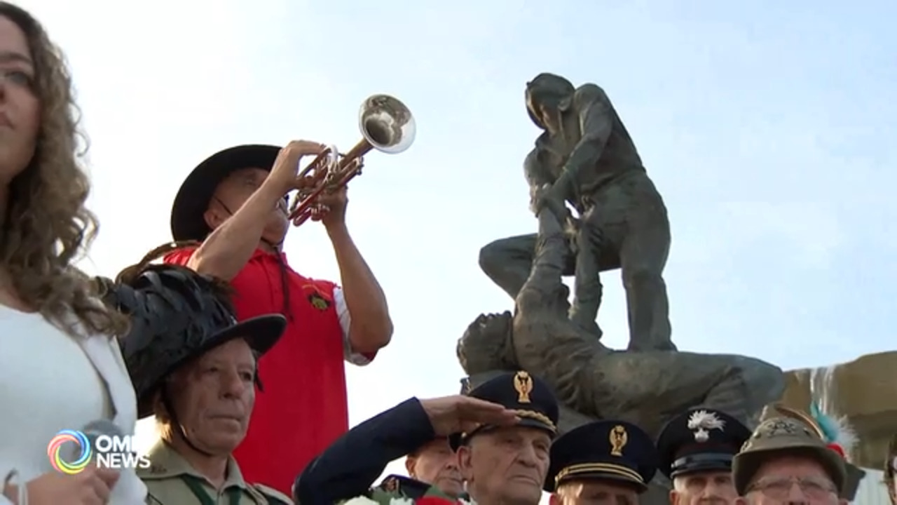 La cerimonia per la giornata dedicata ai caduti italiani sul lavoro nel mondo