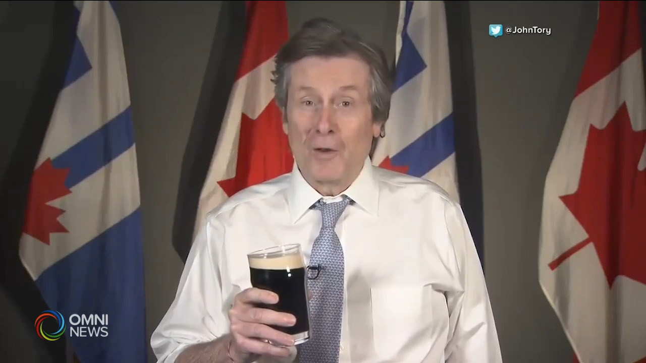 多倫多市長網上慶祝St. Patrick’s Day -- Mar 17, 2021 (ON)