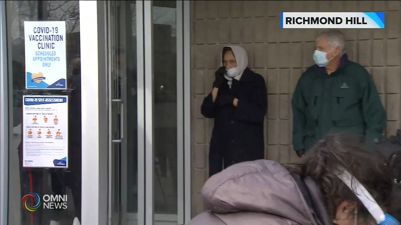 約克區八十歲以上長者開始接種新冠疫苗 -- Mar 01, 2021 (ON)