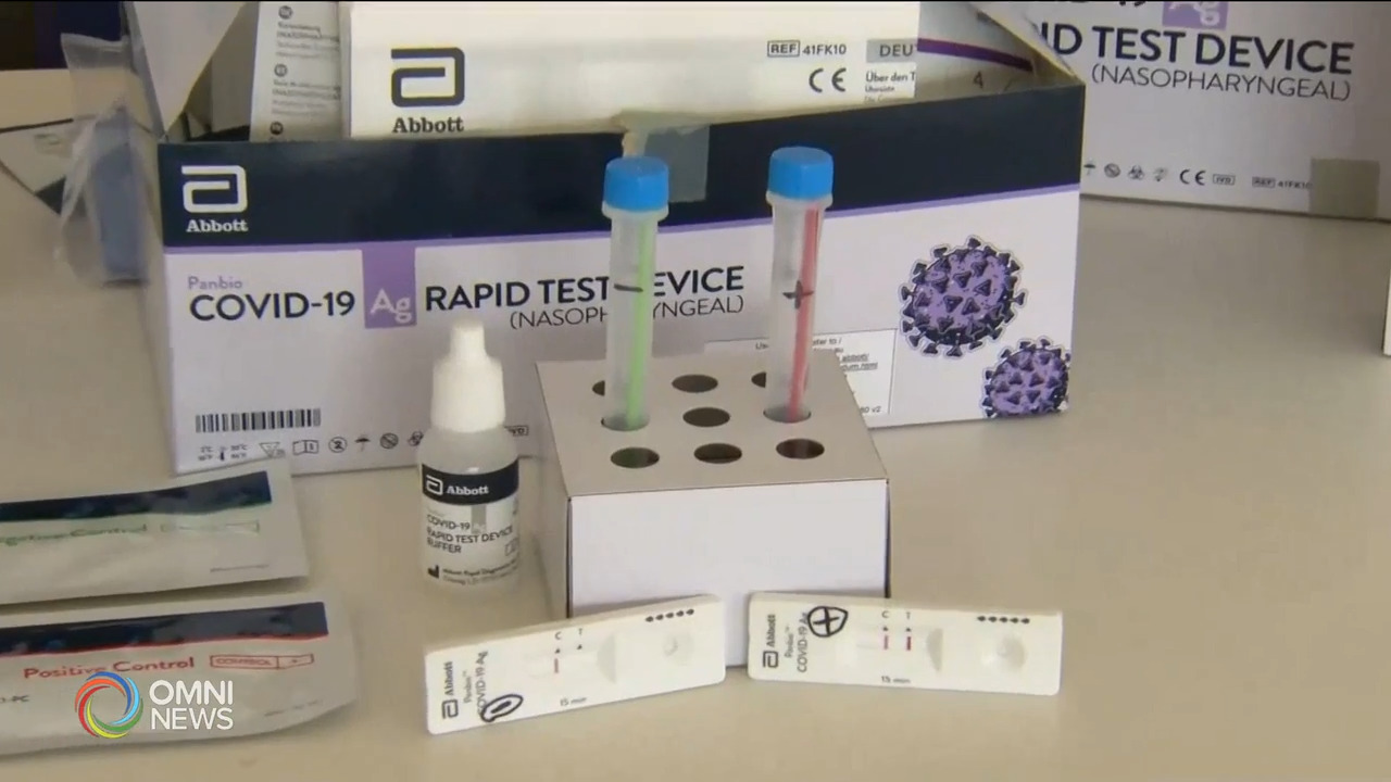 省府向中学师生派发简易病毒检测套件－ Aug 24, 2021 (ON)