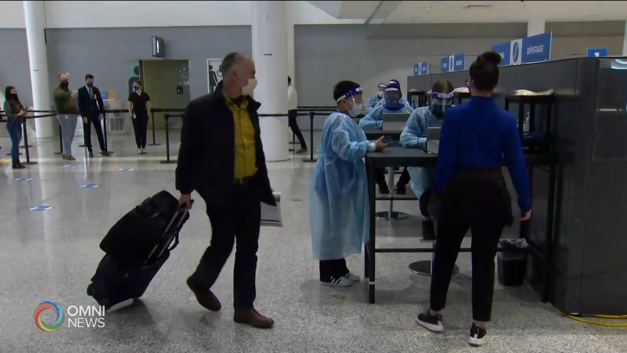 安省配合聯邦收緊入境檢疫措施 -- Jan 29, 2021 (ON)