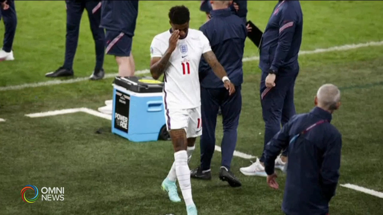 英格蘭3黑人球員受種族歧視言辭攻擊 -- Jul 12, 2021 (ON)