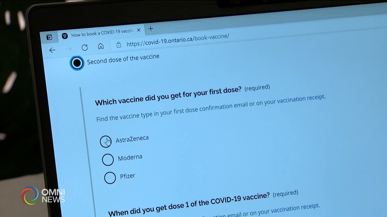 十疫情熱點地區今可預約第2劑疫苗-- Jun 23, 2021 (ON)