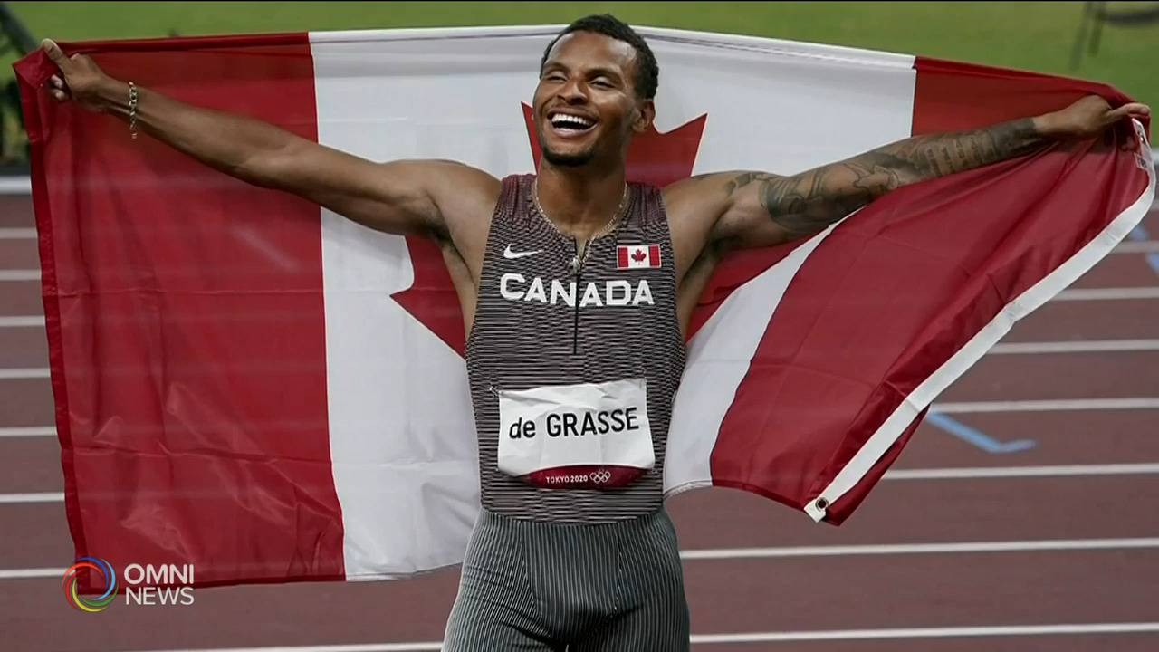 Andre De Grasse奧運男子200米奪金 -- Aug 04, 2021 (ON)