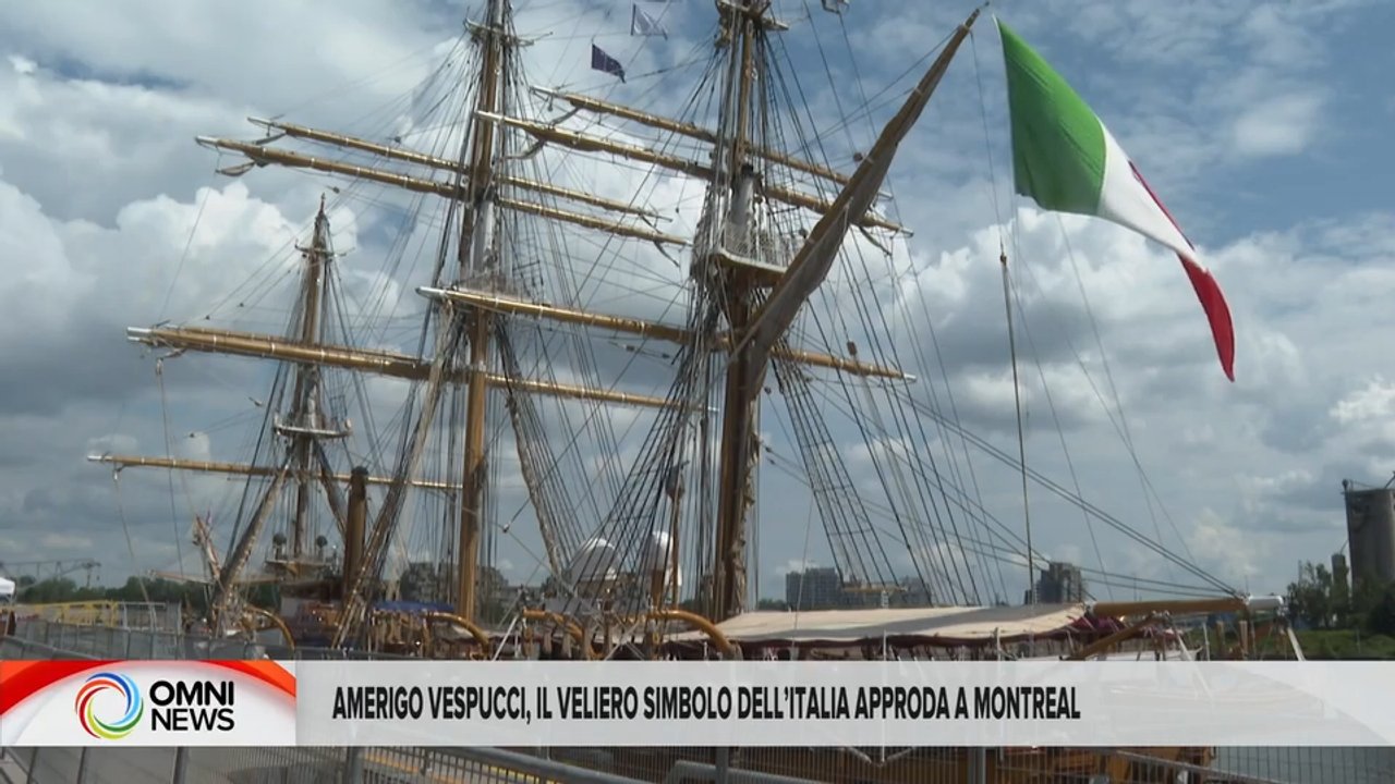 AMERIGO VESPUCCI, IL VELIERO SIMBOLO DELL’ITALIA APPRODA A MONTREAL  