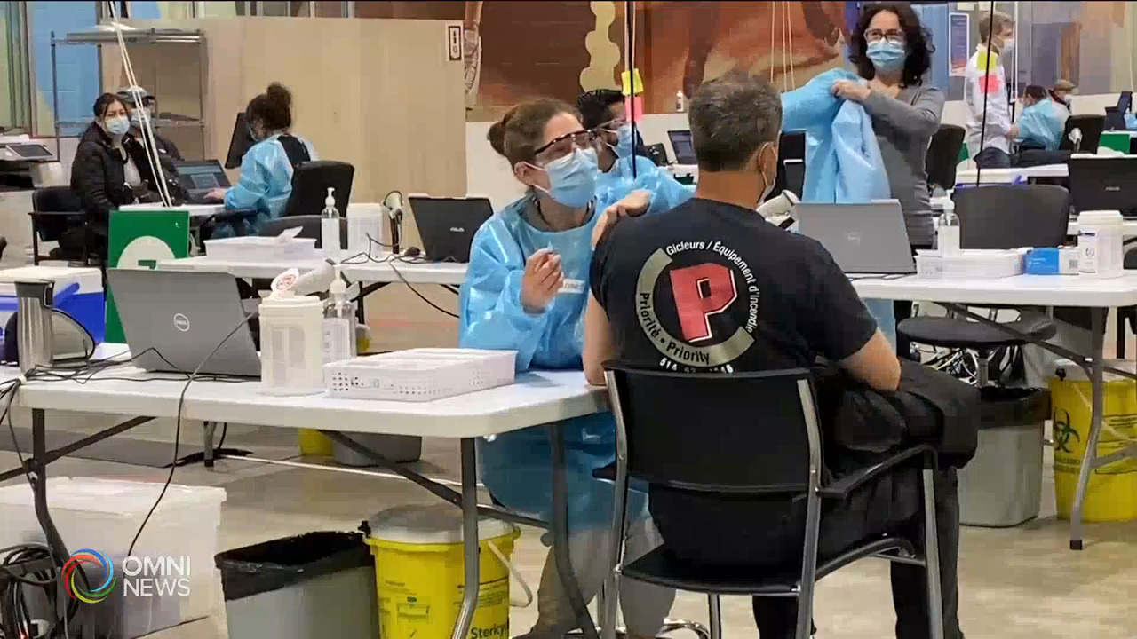 多市體育館周日疫苗接種 2萬5千名額爆滿 -- Jun 23, 2021 (ON)