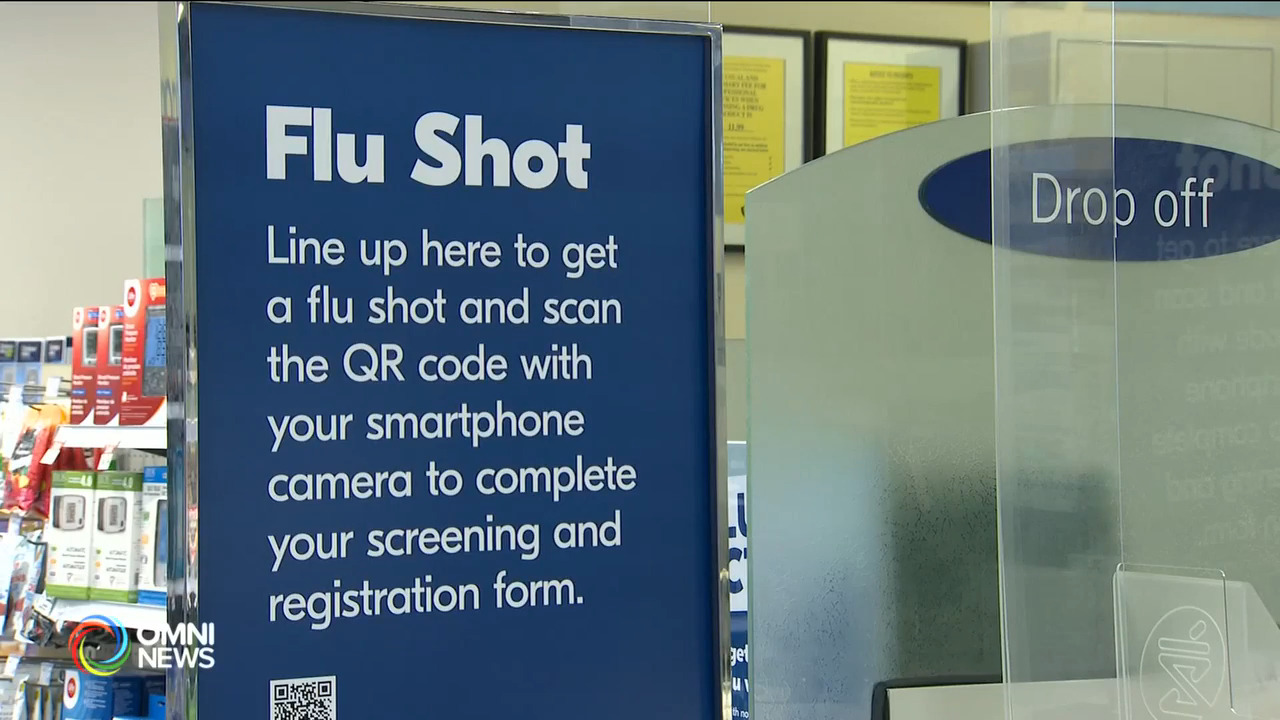 流感傳播風險暫時仍然偏低(ON)