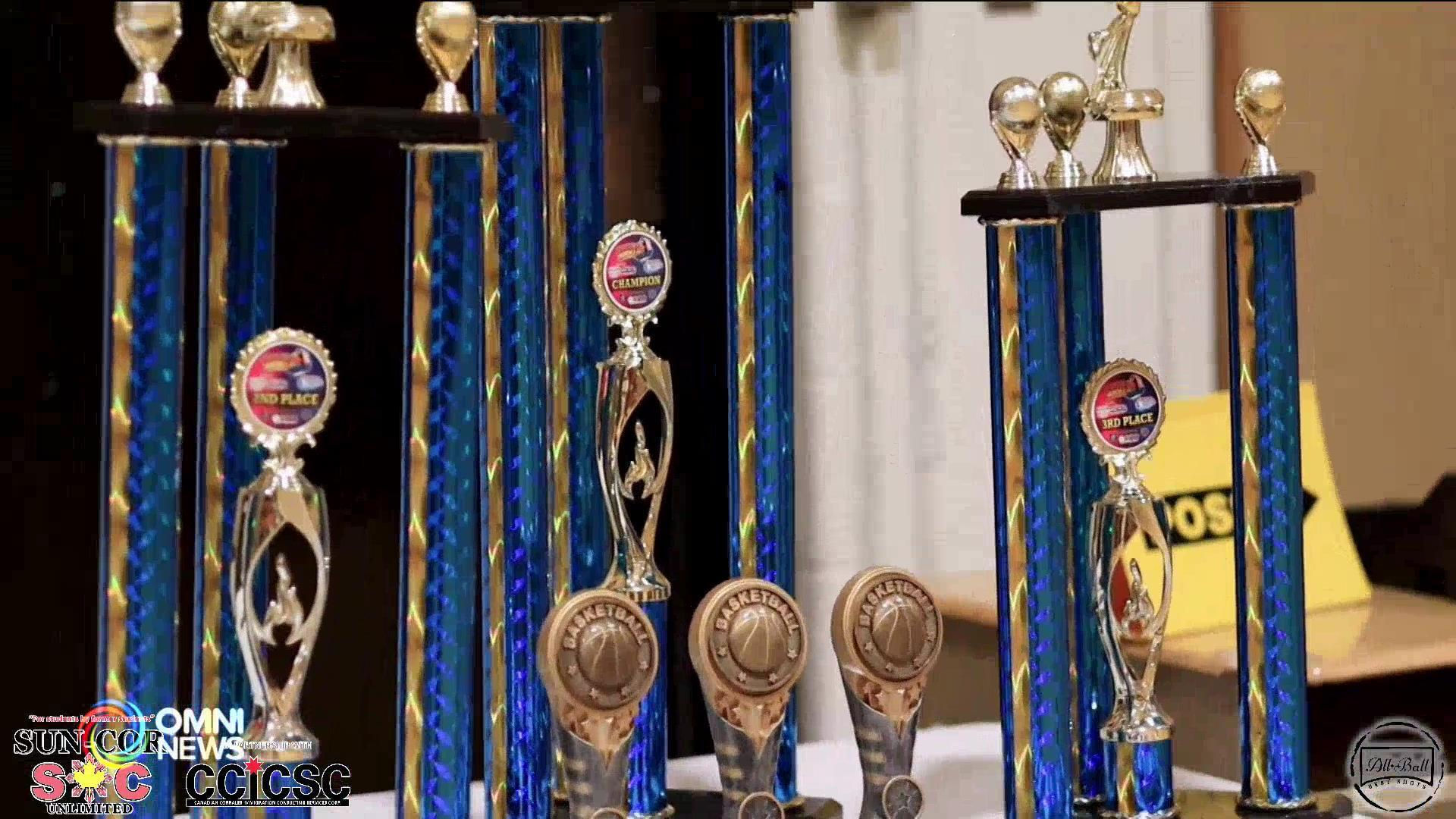 Mga Pinoy international students sa Ontario naglaban-laban sa isang basketball tournament.