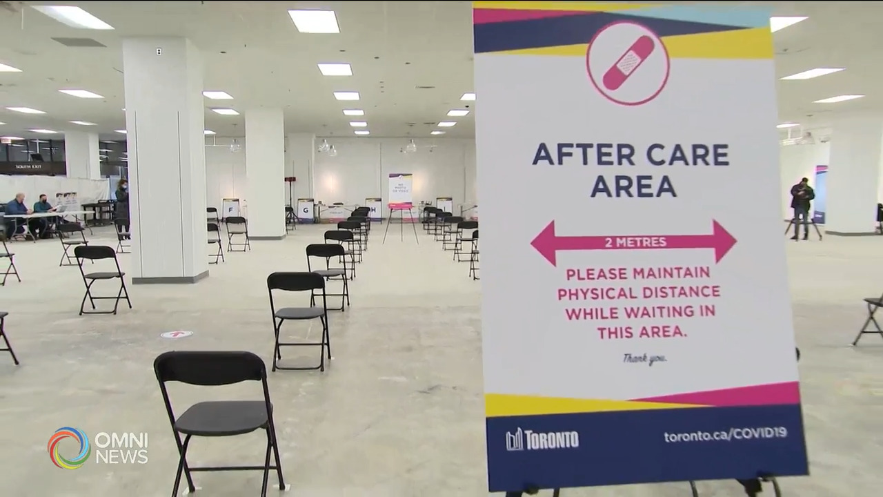 多倫多市府調整疫苗接種策略 -- Aug 23, 2021 (ON)