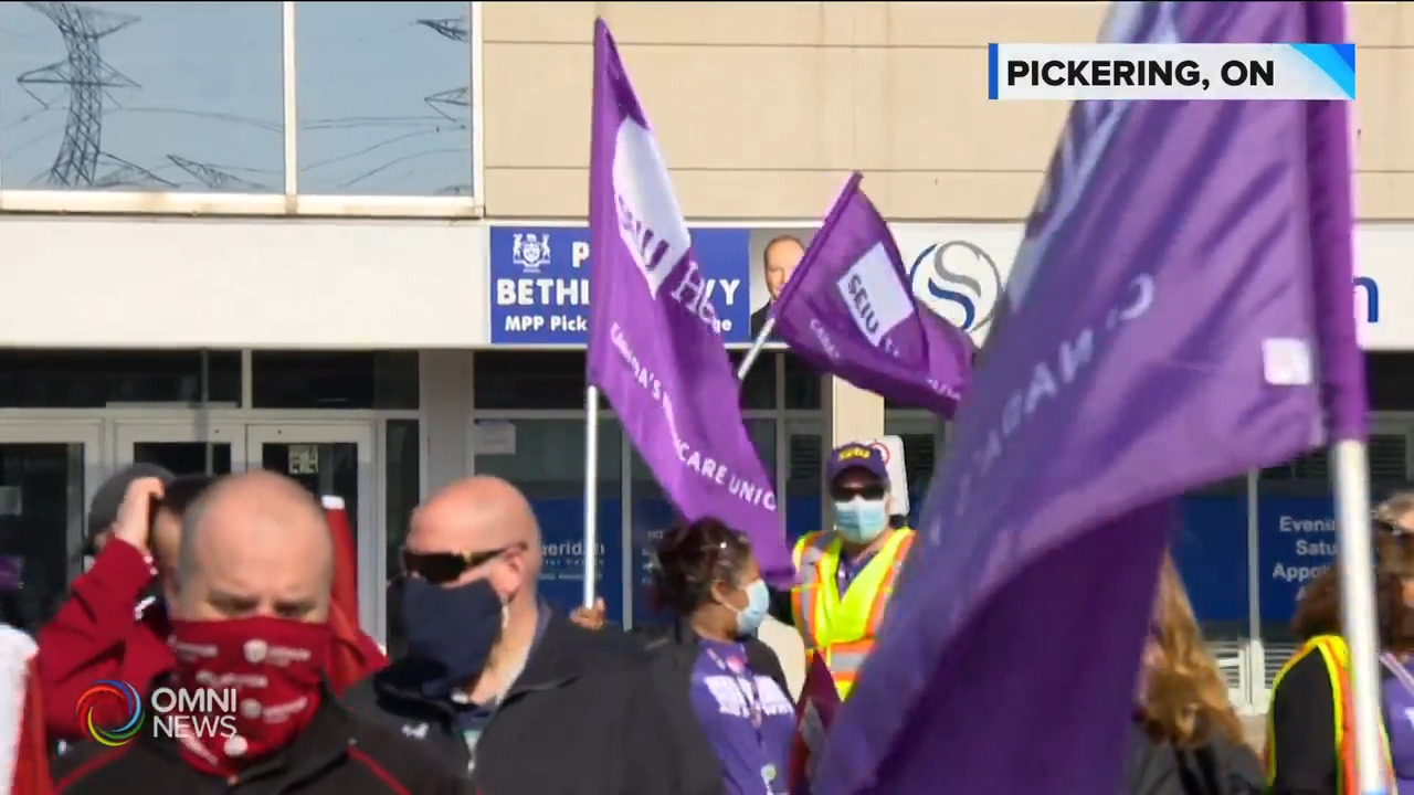 医护人员不满省府的新预算－ Mar 25, 2021