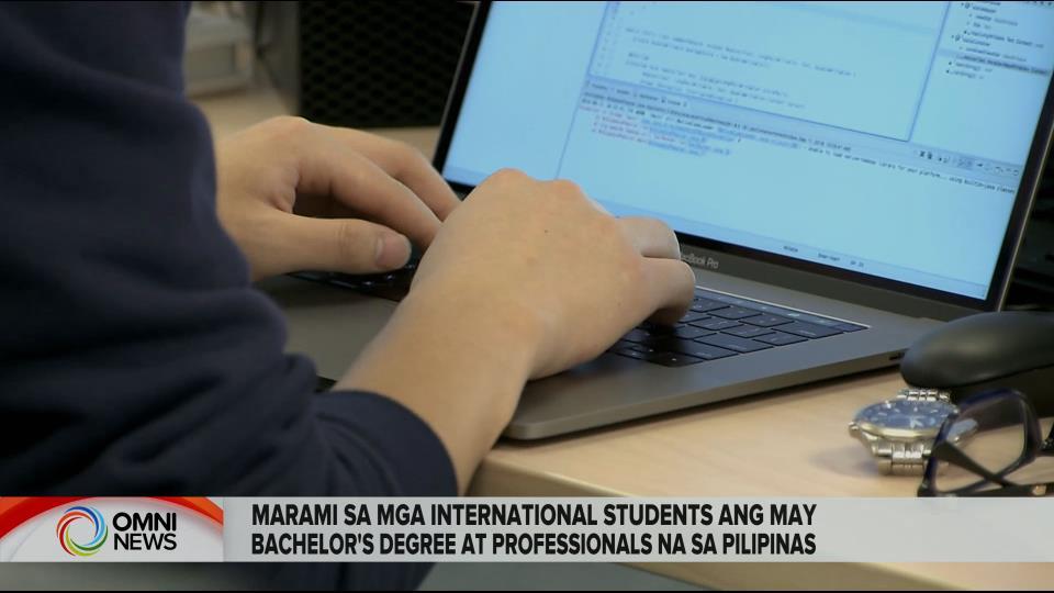 Experience at skills na bitbit ng mga international students sa Pilipinas, malaking kontribusyon sa Canada