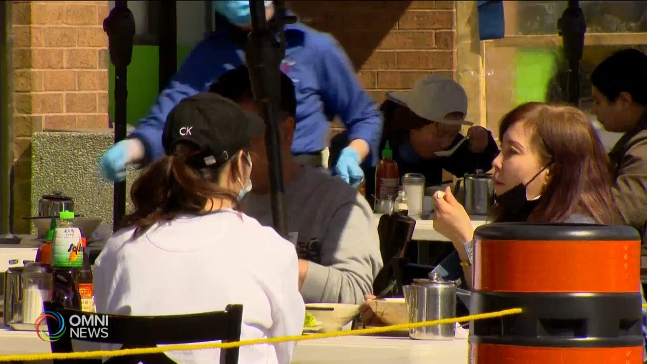 灰色管制区餐厅可开放露天用餐区－ Mar 22, 2021