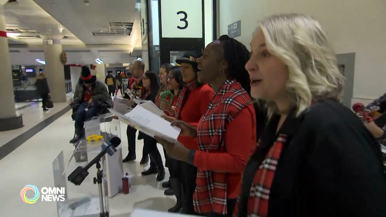 Metrolinx员工唱诗班圣诞筹款