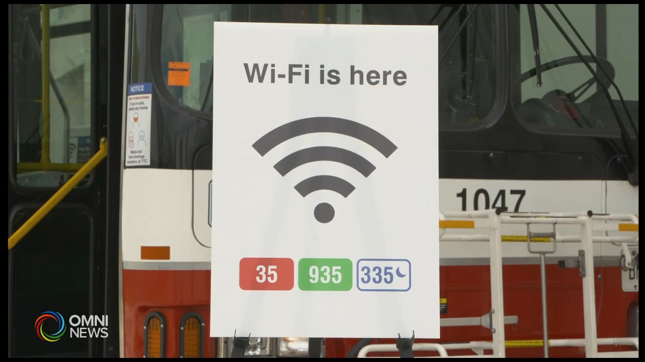 多倫多部份巴士提供免費上網 -- May 31, 2021 (ON)