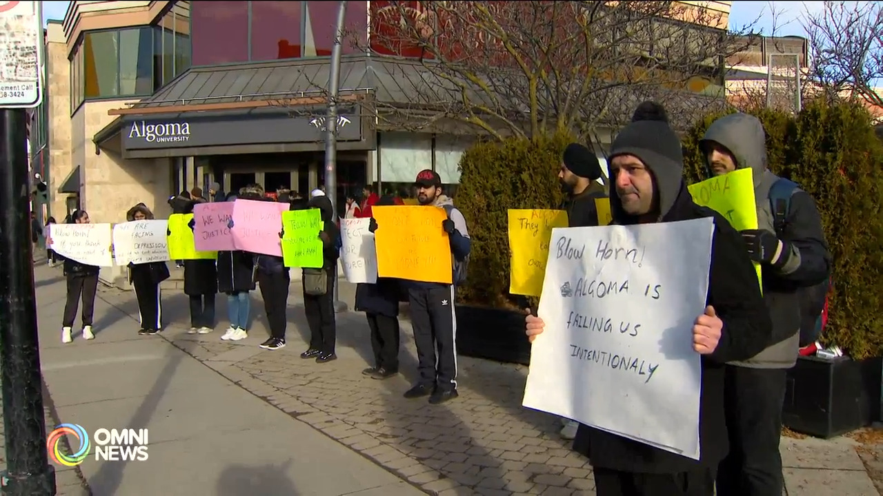International students protest outside of University, concerned of 'unfair failed courses'