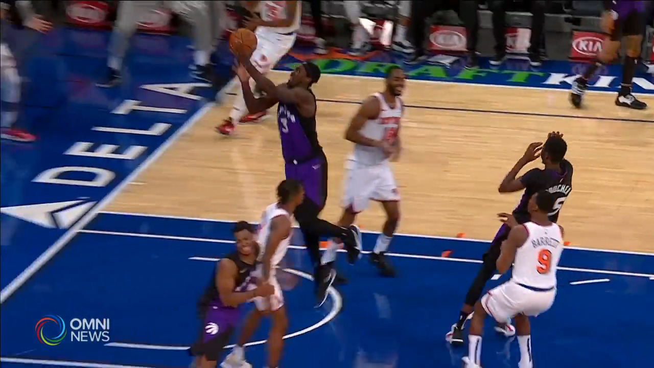 猛龍未能乘勝追擊 不敵紐約尼克人 -- Apr 12, 2021(ON)