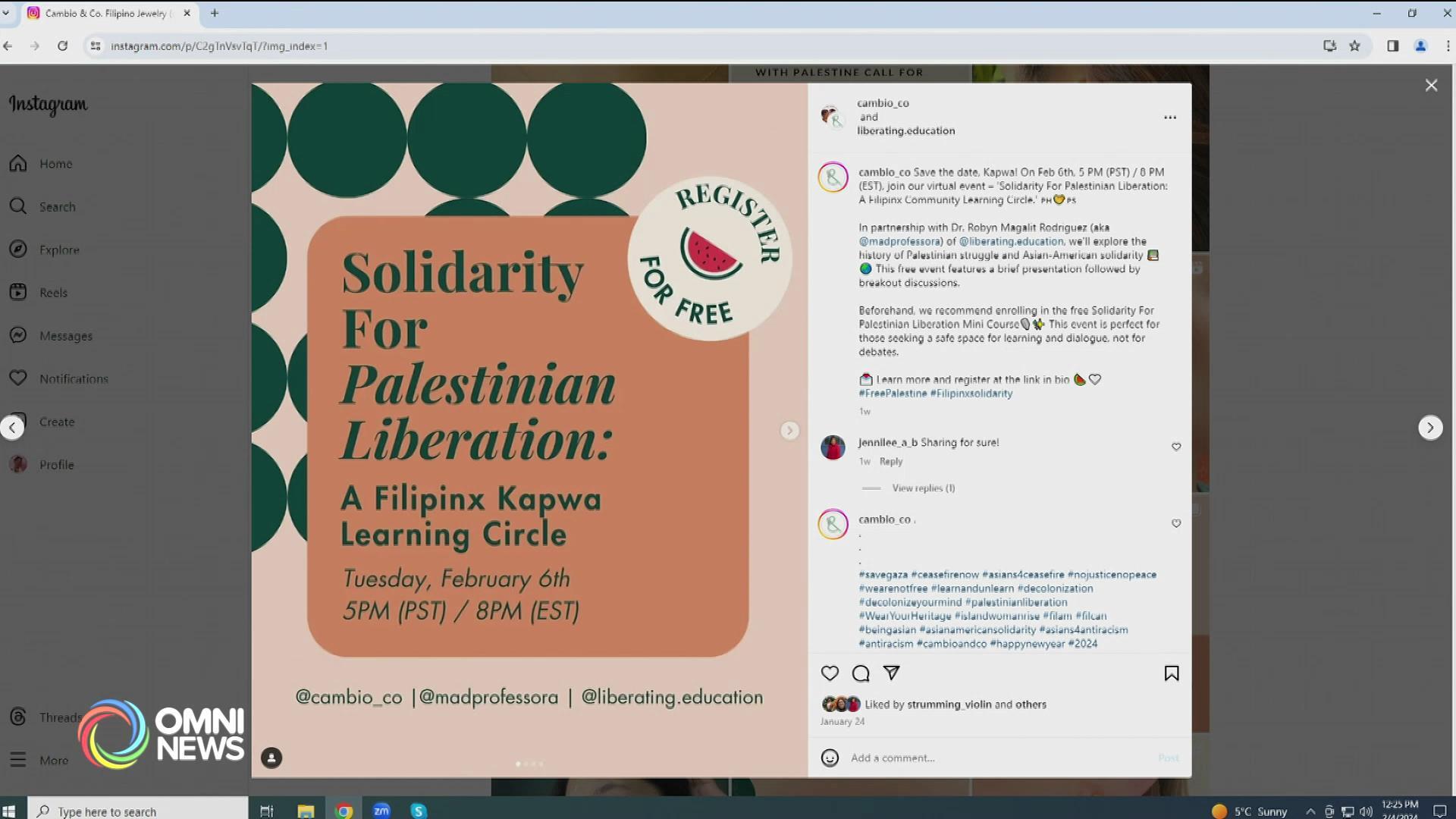Libreng kurso para mapag-aralan ang relasyon ng mga Pilipino sa Palestine