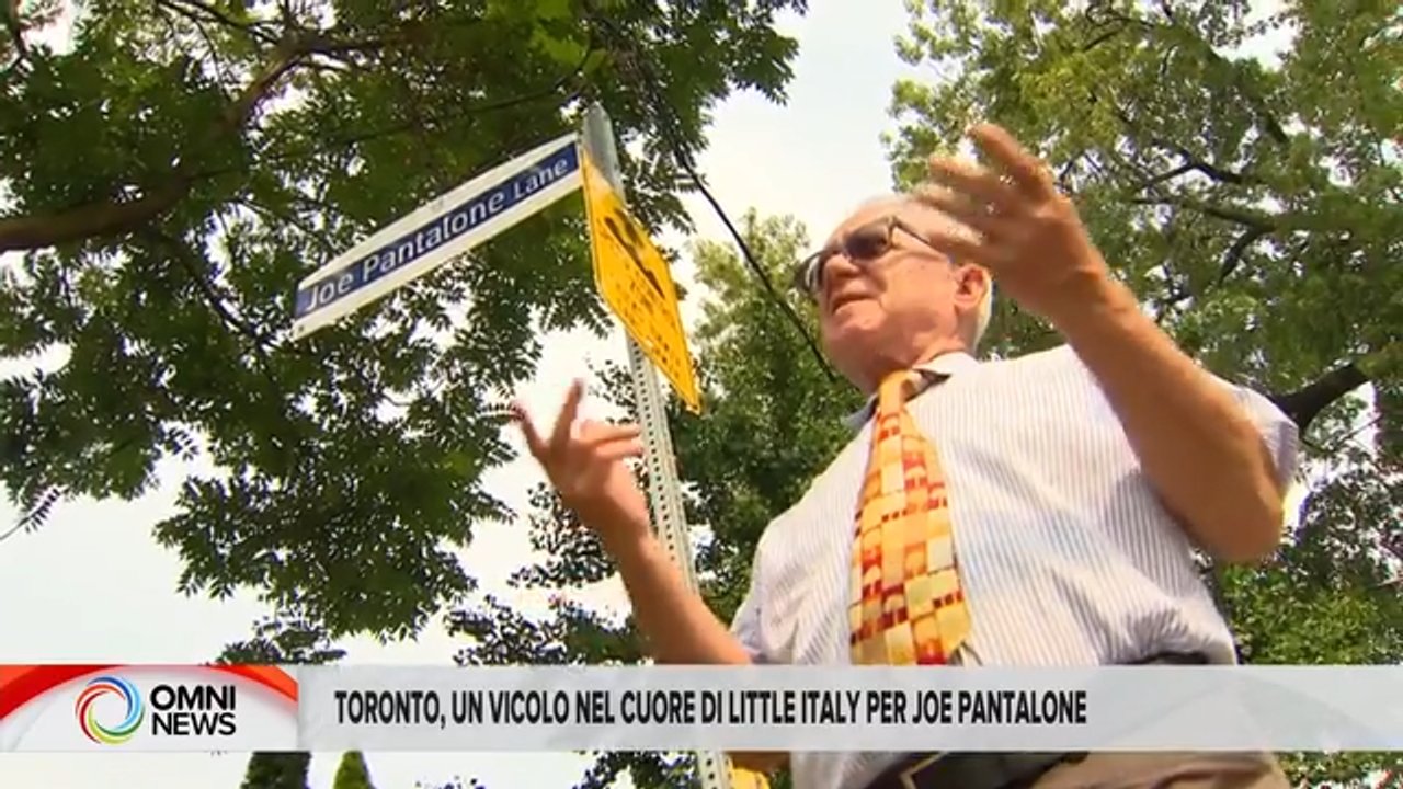 Un vicolo a Toronto dedicato a Joe Pantalone