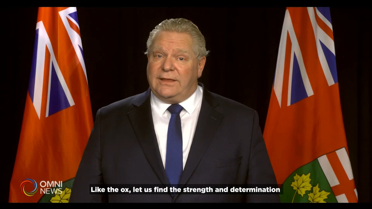 福特省长献上新春祝福－ Feb 12, 2021