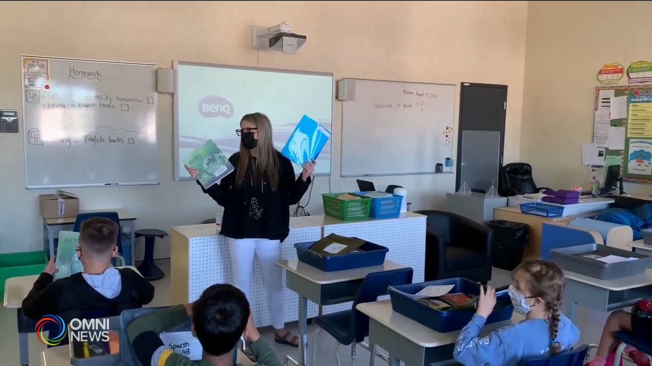 中學教師聯會批評開學計劃缺乏新意 -- Aug 06, 2021 (ON)