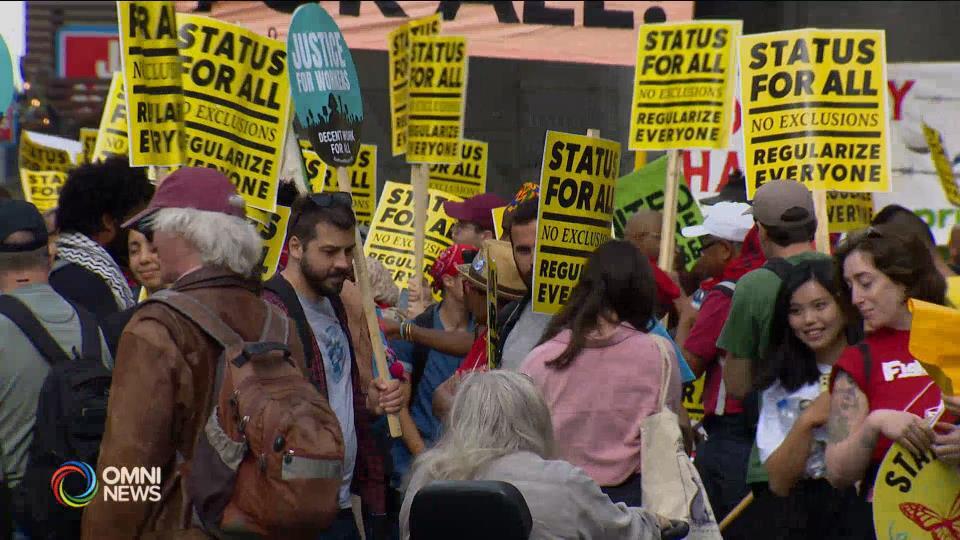 Migrant rights groups muling nanawagan ng status for all bago ang pagbubukas ng parliamento Migrant rights groups muling nanawagan ng status for all bago ang pagbubukas ng parliamento
