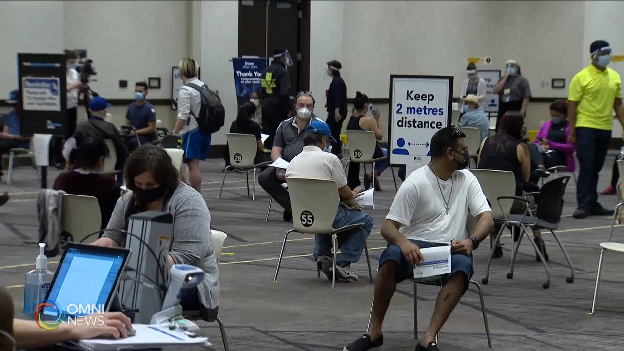 Brampton 市疫情持续放缓－ Aug 04, 2021 (ON)