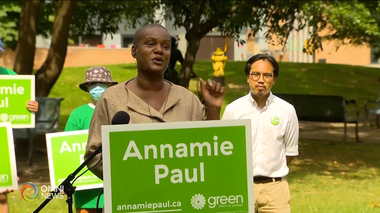 联邦绿党推出社会政策－ Aug 18, 2021 (ON)