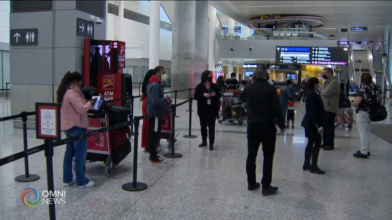 皮爾遜機場就檢測方法展開新研究 -- Feb 24, 2021 (ON)