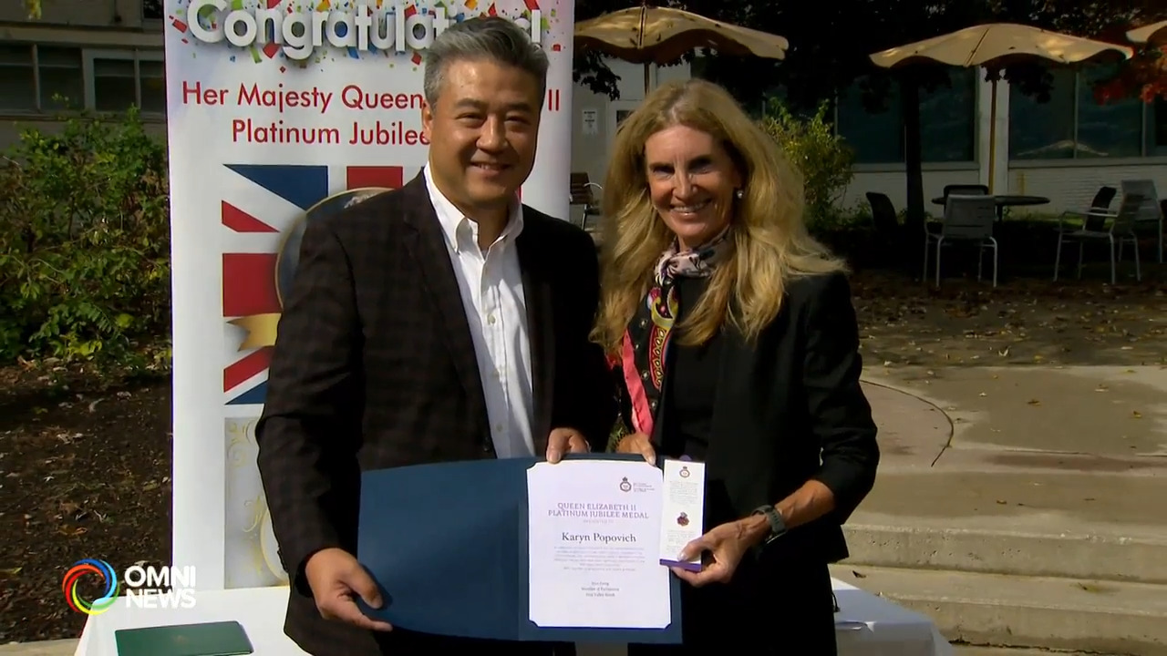 北约克综合医院总裁获颁女王白金禧奖章(ON)