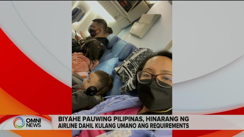 Pamilya mula Winnipeg napilitang i-rebook ang flight dahil hinarang ng airline, Philippine Embassy may paalala